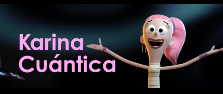 Karina, la YouTuber de la física cuántica. Karina, la YouTuber de la física cuántica.