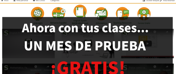 ¡Prueba gratis nuestra Aula Virtual en clases de refuerzo! ¡Prueba gratis nuestra Aula Virtual en clases de refuerzo!