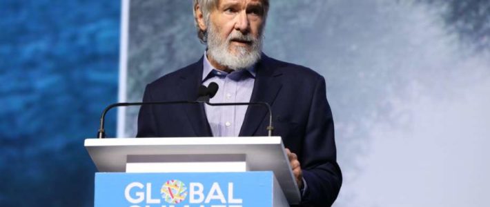 Harrison Ford y su discurso contra el cambio climático. Harrison Ford y su discurso contra el cambio climático.