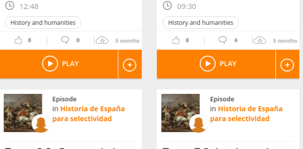 Un podcast sobre Historia y otro sobre Historia del Arte, entre los top de los estudiantes de Selectividad. Un podcast sobre Historia y otro sobre Historia del Arte, entre los top de los estudiantes de Selectividad.