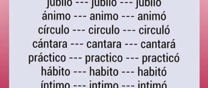 ¿Qué son las palabras tritónicas? ¿Qué son las palabras tritónicas?